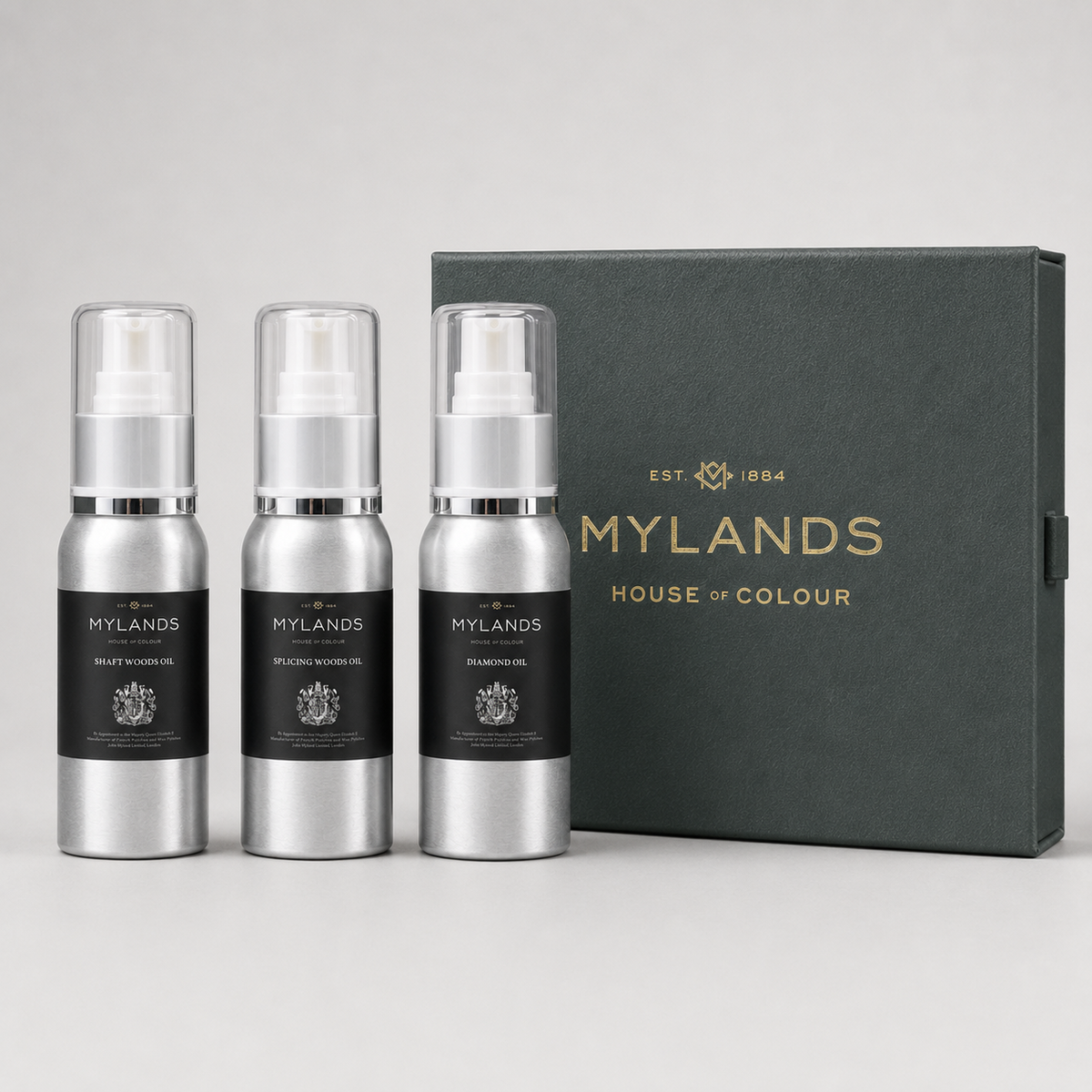 MYLANDS 美蘭油球桿保養三支裝，三支油連禮盒展示