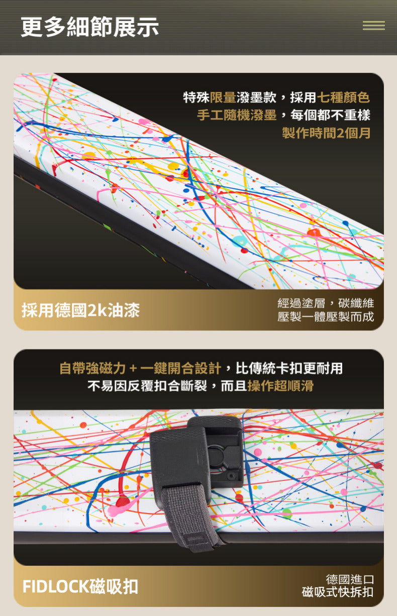 LION carbon fibre cue case guide, page 1